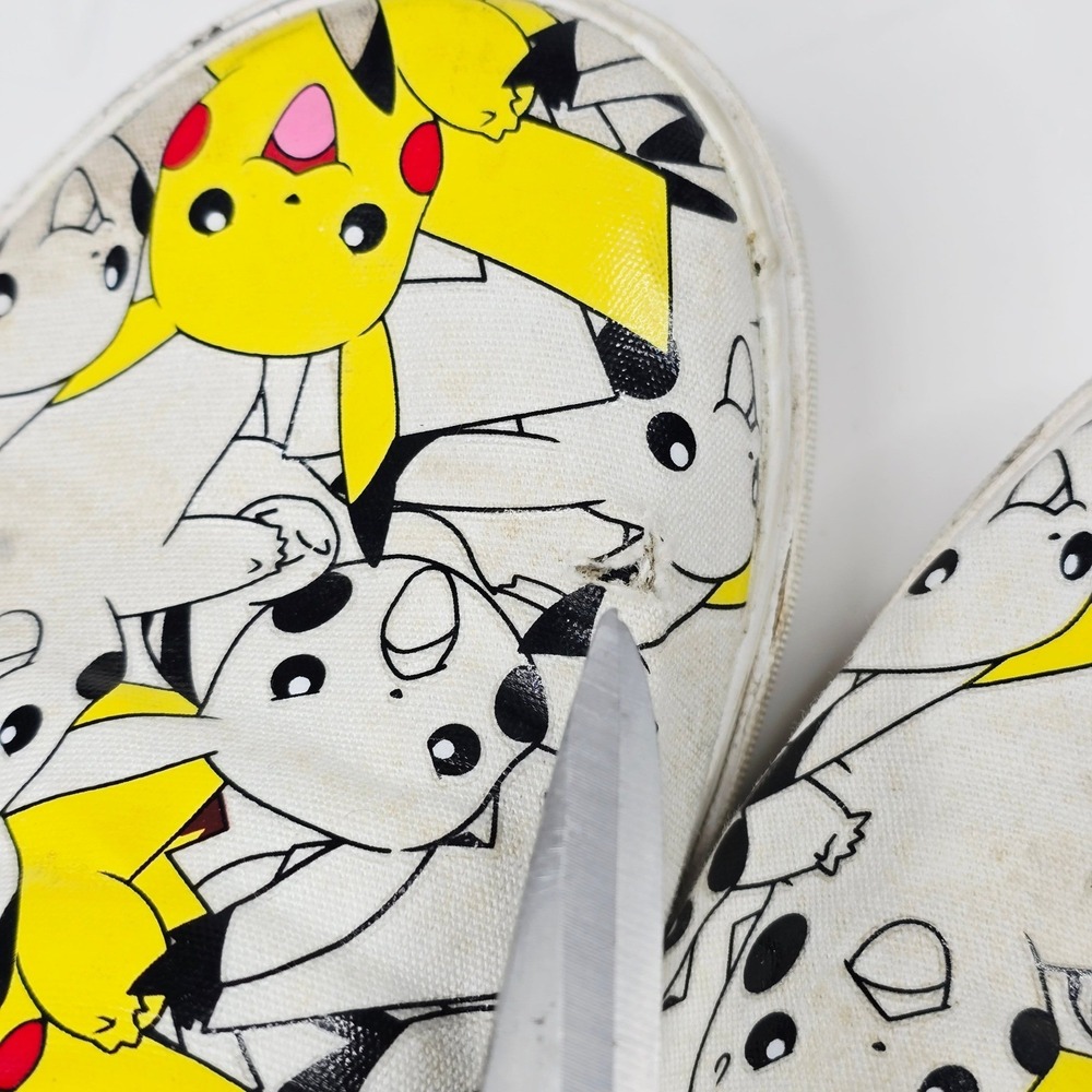 Size 12 - Pokémon GroundUP Slip On Shoes Official 25th Anniversary Pikachu - Picture 11 of 11